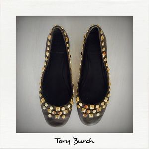 Tory Burch Studded Ballet Flats